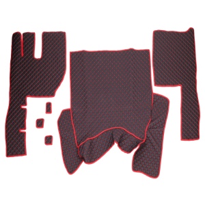 Set Covorase PIELE ECOLOGICA TRUCK UMBRELLA dedicate VOLVO FH12 EURO 5 AUTOMAT. NEGRU