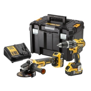 Set cu două mașini cu motor fără perii XR 18 V - 2 X 5Ah DeWALT