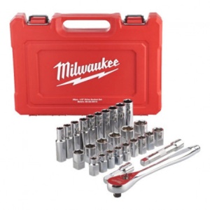 Set de chei tubulare 1/2" Milwaukee, 28buc