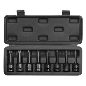 Set tubulare impact, Torx, 8 piese, CrMo, 1/2''