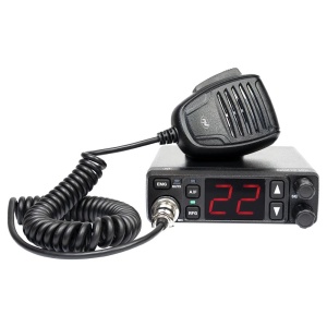 STATIE RADIO CB PNI ESCORT HP 5500, MULTISTANDARD, 4W, AM-FM, 12V/24V, ASQ, RF GAIN, MUFA DE BRICHETA INCLUSA - Img 3