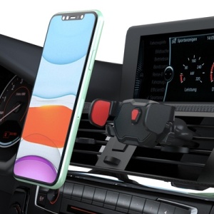 SUPORT TELEFON AUTO EXTENSIBIL 58-95 MM CU PRINDERE IN GRILA DE VENTILATIE - Img 7
