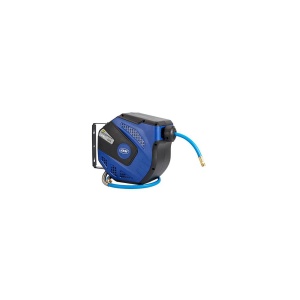 TAMBUR ALBASTRU CU FURTUN RETRACTABIL 12M - CAPAT DE 3/8 JBM