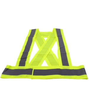 Vesta reflectorizanta poliester, tip ham, Hi-Vis