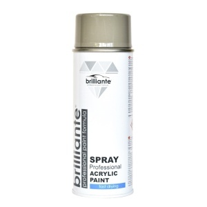 Vopsea Spray Acrilica Gri Piatra (RAL 7030) 400ml BRILLIANTE