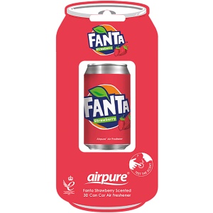 AIRPURE Odorizant auto, băutură răcoritoare 3D, căpșuni Fanta