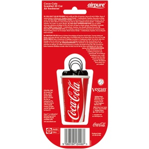 AIRPURE Odorizant auto, sticlă 3D, Coca-Cola original