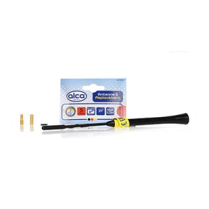 ANTENA AUTO EXTERIOR NEAGRA 23CM CU 2 ADAPTOARE (5-6MM) - Img 7