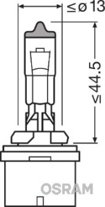 BEC 12V H27/1 27 W ORIGINAL OSRAM - Img 2