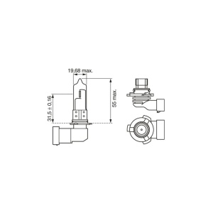 BEC 12V HB3 60W / 65W ECO BOSCH - Img 5