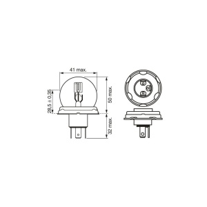 BEC 12V R2 45W / 40W ECO BOSCH