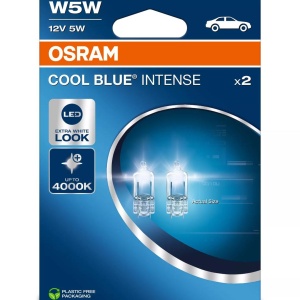 Bec Osram Cool Blue Intense W5W 5W1 2V W2.1x9.5d Set 2 buc