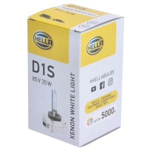 Bec xenon D1S 35W 5000K, lumina alba, Hella