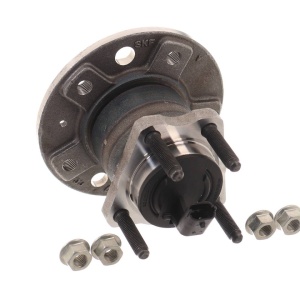 Butuc cu rulment roata spate Opel Astra H, model cu 5 prezoane, senzor ABS integrat SKF