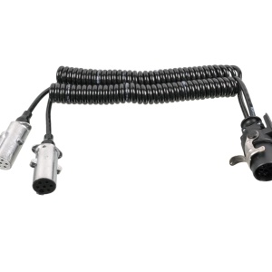 Cablu Y adaptor pentru cablu spiralat, cu mufa metalica