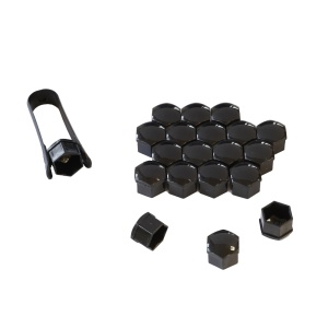 CAPAC PREZOANE 17 MM NEGRU SET 20 BUC+CLESTE - Img 2