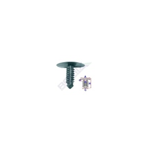 CLIPS TAPITERIE PENTRU FORD 7X22.5MM - NEGRU SET 10 BUC - Img 2