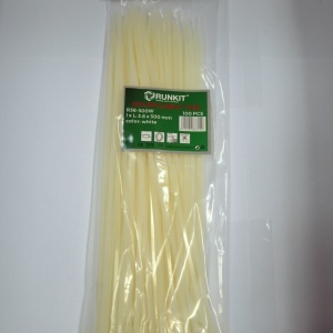 Colier plastic 4.8x350 Alb 100 buc