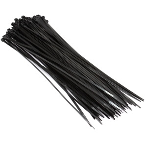Colier plastic 4.8x350 negru 100buc