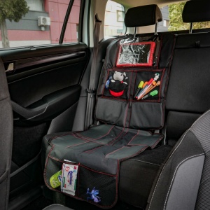 HUSA PROTECTIE PENTRU SCAUN AUTO COPII CU BUZUNAR TABLETA - Img 4