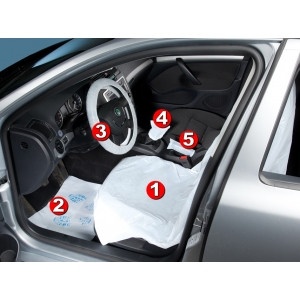 Husa scaun Set 5 in 1 sufrafata anti-alunecare