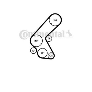 Kit distributie Opel Meriva B 1.7 producator Contitech - Img 2