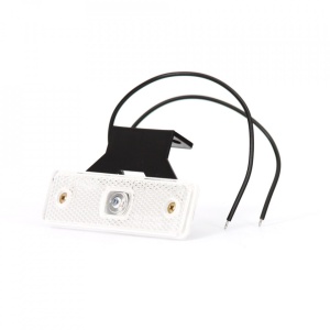 LAMPA GABARIT LED 219Z W44, 12V-24V, POZITIE ALB WAS