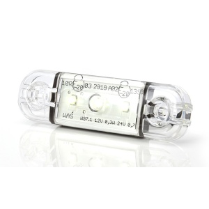 LAMPA GABARIT LED 710 W97.1, 12V-24V, POZITIE ALB WAS - Img 4