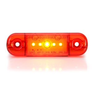 LAMPA GABARIT LED 712 W97.2, 12V-24V, POZITIE ROSU WAS - Img 5