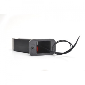 LAMPA GABARIT LED CU BRAT 1165L W168.1, 12V-24V, POZITIE ALB / ROSU / PORTOCALIU STANGA WAS - Img 4