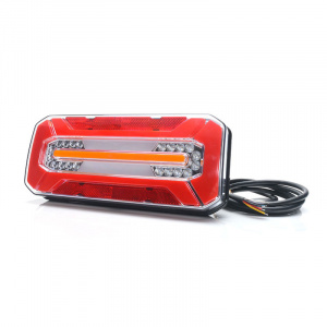 LAMPA CAMION MULTIFUNCTIONALA SPATE LED 1290 L/P W185, 12V-24V, 6 FUNCTII WAS