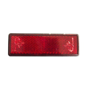 Lampa reflectorizanta dreptunghiulara rosie