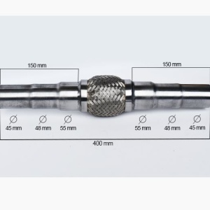 RACORD FLEXIBIL ADAPTABIL 45/48/55X400/100 MM