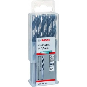 Set 10 burghie metal HSS PointTeq 7.5mm