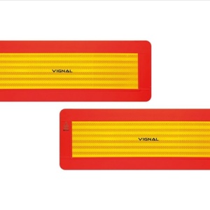 Set 2 placute reflectorizante 565x195mm suport autoadeziv D14708