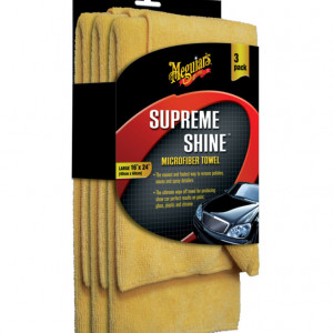 Set 3 lavete 40 X 63cm SUPREME SHINE MICROFIBER - MEGUIARS X2020EU - Img 1