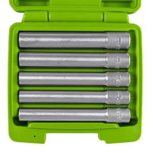 SET 5BUC CHEI TUBULARE HEXAGONALE LUNGI 120MM 3/8` JBM - Img 2
