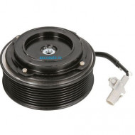 Set bobina, fulie si ambreiaj compresor A/C DENSO 7SEU17C 7SBU17C 8pk 110mm BMW - Img 4