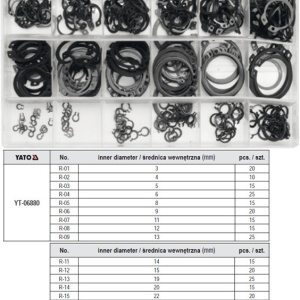Set coliere zeger exterior 300 buc