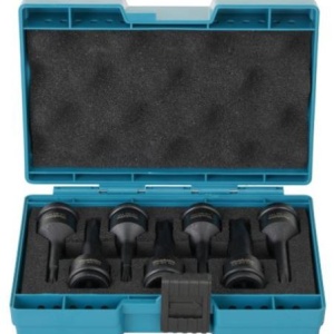 Set de biti TORX 1/2" IMPACT BLACK (7 buc.) în cutie de plastic