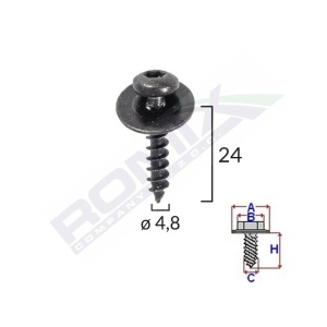 SURUB CAPAC MOTOR PENTRU RENAULT SET 10 BUC - Img 2