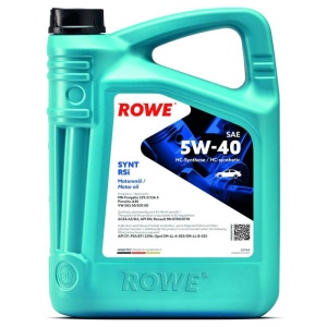 Ulei motor turisme Rowe HighTec Synt RSi SAE 5W40 5L