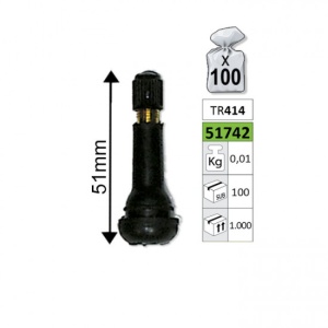 Valva anvelopa 51 mm TR414
