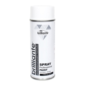 Vopsea Spray Alb Clasic Lucios (RAL 9003) 400ml BRILLIANTE