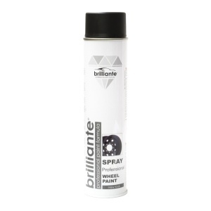 Vopsea Spray Pentru Jante Negru Mat 600ml BRILLIANTE
