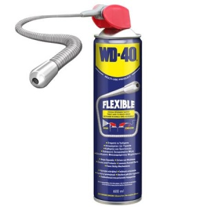 WD-40 Spray multifunctional 600ml cu tija flexibila – lubrifiant, degresant, anticoroziv