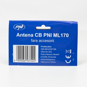ANTENA CB PNI ML170 LUNGIME 168 CM, 26-30 MHZ, 1000W, FARA CABLU - Img 8