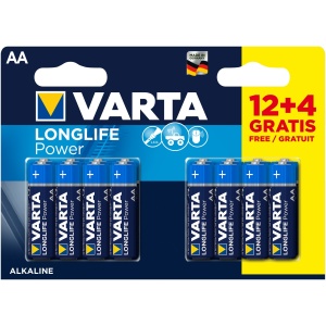 Baterie Varta LongLife Power AA Blister 16 (12+4)