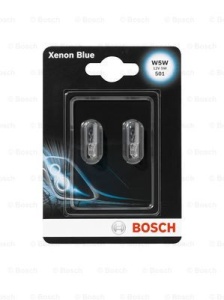 Bec Bosch Xenon Blue W5W 12V 5W W2,1x9,5d Set 2 buc