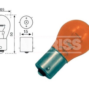 Bec Carpriss PY21W 24V 21W BAU15s